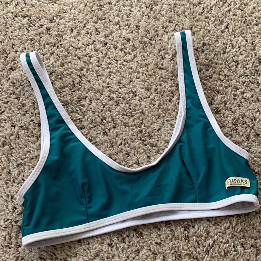 ChooksLA green bikini top